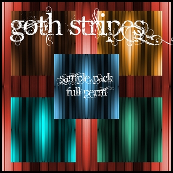 Second Life Marketplace Eternal Creativity Goth Stripes Sample Pack